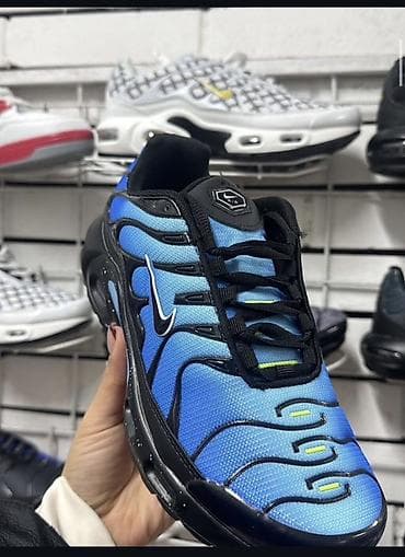 silikonske pertle za patike: Nike Air Max Plus TN patike – plavo/crni gradijent - Model: Air Max — 1