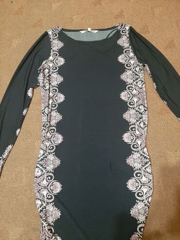 haljine sa kaisem: L (EU 40), color - Black, Cocktail, Long sleeves — 5