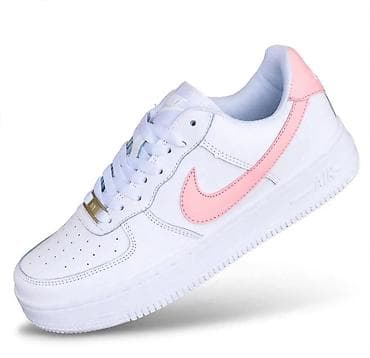 "vel 28" na prodaju: Nike Air Force 1 ženske patike – belo/roze - Klasičan AF1 dizajn sa — 1