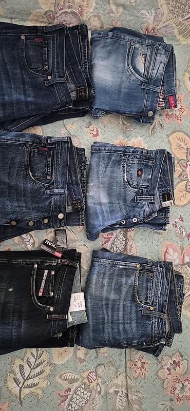 helanke 8: Muške farmerke – set od 6 komada - Različite nijanse teksasa: od — 1