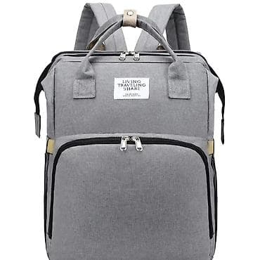 benetton za bebe: Multifunkcionalni ranac za mame i bebe – 2u1 torba + prenosivi — 6