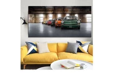 Tuning oprema: Poster štampan na platnu - PORSCHE Poster štampan na platnu veličine — 3
