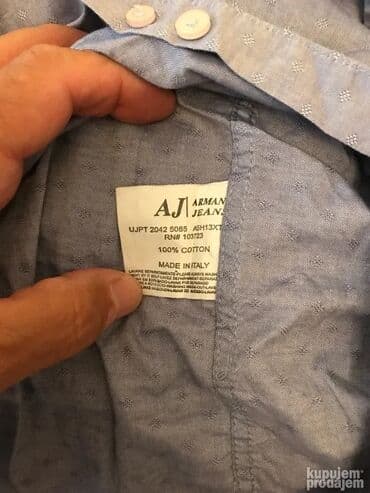 Košulje: Original ARMANI kosulja S 98% cotton 2% elastin Ramena 43cm, duzina — 3
