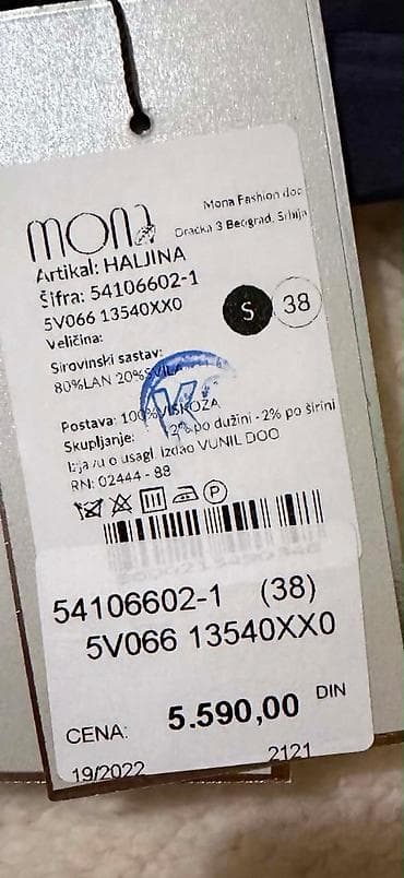 Lične stvari: Potpuno nova Mona mantil haljina sa etiketom. Od gospodje sudije koja — 5