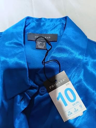 kosulja sl: PRIMARK košulja – satenski sjaj, tirkizno/plava - Brend: Primark - — 2