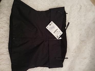 pantalone visok struk: Crni top bez bretela – Zara - Brend: ZARA (etiketa prisutna) - Model — 2