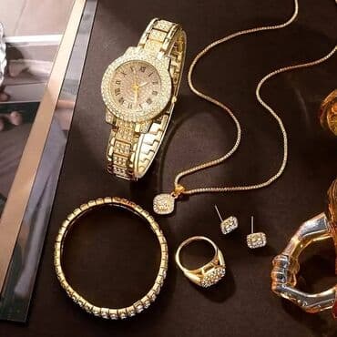 win win satic smartic: Set: Earrings, Bracelet, Necklace, Material: Stainless steel — 5