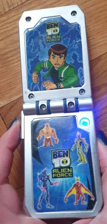 bamblbi igracka: Ben 10 mobilni telefon na preklop, dečiji, igracka. Kad se stisne — 3