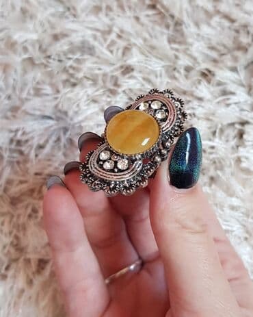 prsten zmija srebro: Handmade — 2