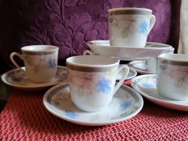 soljice za espresso lavazza: Soljice nove nemacke fena porcelan 70ye. Porcelanske soljice — 7