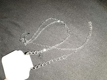 Satovi: Set ogrlica – modni nakit - Više modela tankih lančića sa privescima — 1