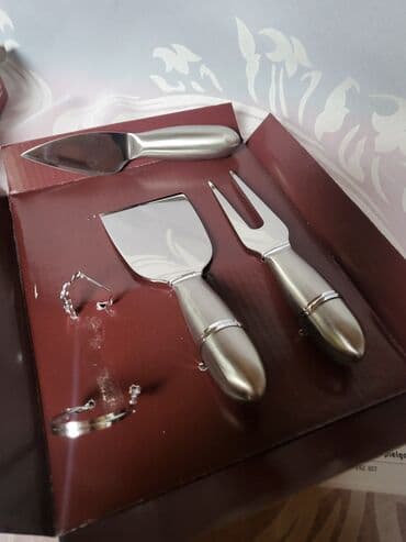 kuhinjski nozevi solingen: Kuhinjiski komplet Stainless Steel oznaka 18/10 Nemacka. Trodelni deo — 4