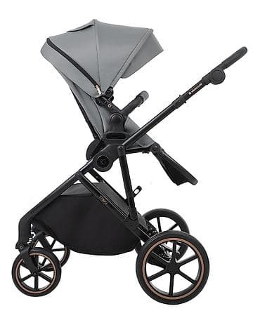 buster sediste za decu: KIKKA BOO Kolica THEA grey set 2u1 sa tvrdom korpom (SKU: KKB2) Kikka — 5
