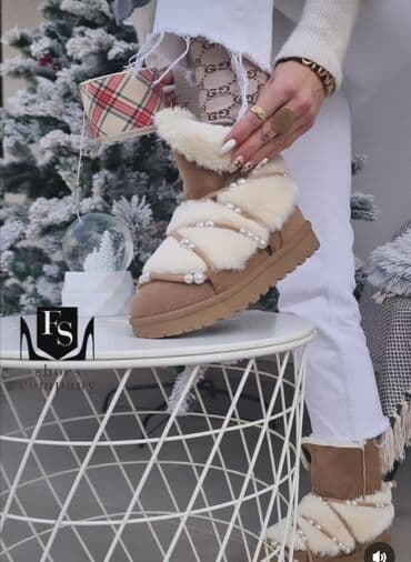 bajkerske čizme: Ugg boots, color - Beige, 38 — 3
