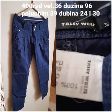 Pantalone: L, Visok struk, Kargo — 4