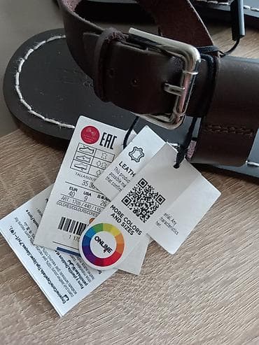 nike jordan crne: Kožne sandale Pull&Bear - Brend: Pull&Bear - Model: ženske — 3