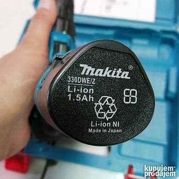 sef za ključeve: Akumulatorska bušilica/odvijač – set u koferu - Brend: Makita (serija — 1