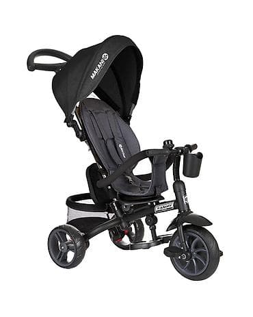 Dečiji bicikli: **KIKKA BOO Tricikl XAMMY Black – multifunkcionalni tricikl 3u1** — 1