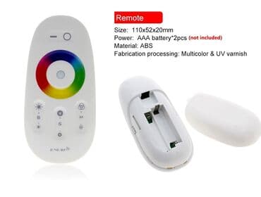televizori 32 inca: Kontroler + daljinski upravljač za LED traku RGB+W 288W DC12-24V. 24A — 7