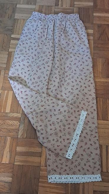platforme cipele: Ženski kućni set od tri dela – kimono, top i pantalone - Materijal — 3