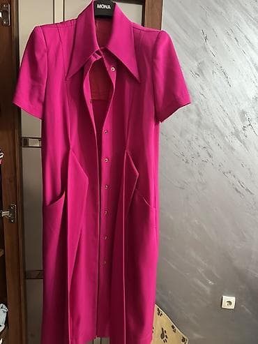 Personal Items: MONA haljina/košulja haljina, veličina 36. - Boja: intenzivna fuksija — 4