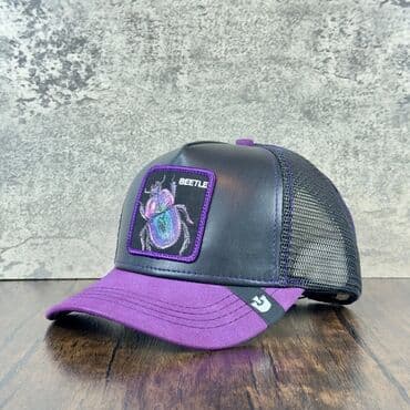 srebrni lancic sa krstom: Cap, color - Purple — 1