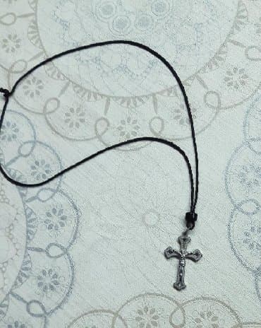 srebrne mindjuse sa swarovski kristalima: Pendant necklace, Material: Stainless steel — 1