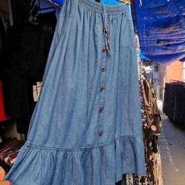Suknje: 5XL (EU 50), Maksi, bоја - Tamnoplava
