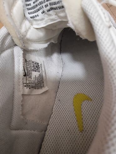 bež čizme od brušene kože: Nike, 38, color - White — 5