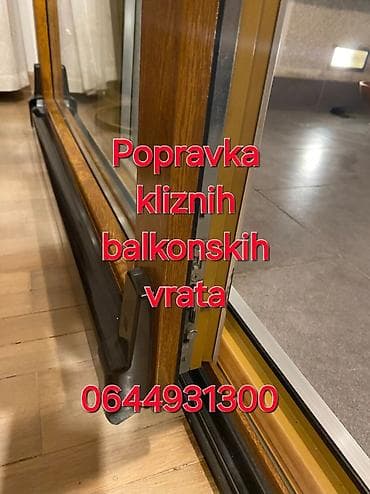 Popravka kliznih balkonskih vrata apsolutno svi modeli odglavljivanja