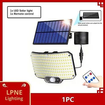 tablet 10 inci: 1 kom. Solarne zidne lampe sa senzorom pokreta, pametna 234LED solarne — 8