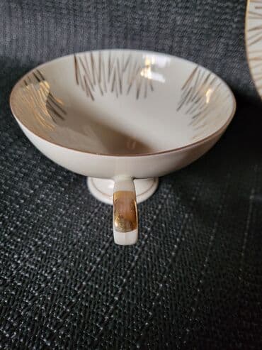 porcelanske solje za caj: Porcelanski vintaz set. Set bez ostecenja,sve na njemu odsjaj od — 4