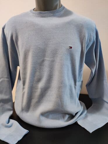 Kape i aksesoari: Džemper, Tommy Hilfiger, bоја - Siva, Pamuk — 6