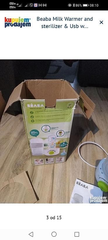 stitch sat za decu: BEABA Babymilk Second – grejač flašica i sterilizator - — 3