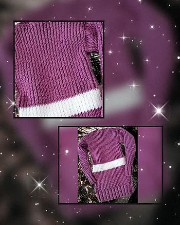 Blazers: Džemper vel L ručno pleteni. Obim grudi 64 cm, dužina 67 cm, od — 7