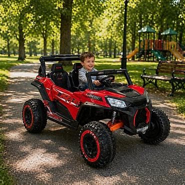 Džip UTV dvosed 12V, 2 motora – Crveni Šifra proizvoda