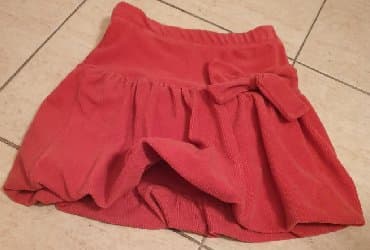 patike za fudbal sa čarapicom: Plisana balon zimska ali i prolecna i jesenja suknja crvena - roze — 2