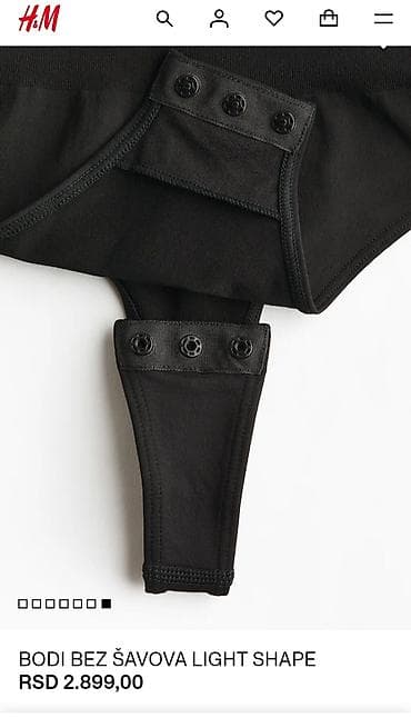 dhgate balenciaga triple s: Crni bodi bez šavova, dizajniran da pruži lagano oblikovanje figure — 5