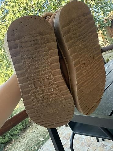 bordo čizme: Ženske zimske čizme/gležnjače sa krznom - Broj: 38 (manji kalup – — 2