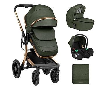 KIKKA BOO Kolica IRENE premium 3u1 set sa I-SIZE autosedištem i tvrdom