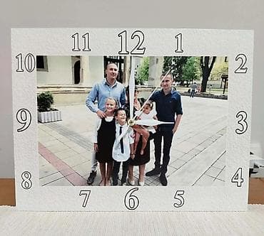 posteljine za decake: Personalizovani zidni sat sa vašom fotografijom Izrada sata sa — 3