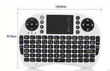 rovus mini klima: Bezicna mini tastatura 2.4 bela U pitanju je USB wireless Mini — 3