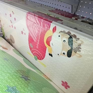 boss patike bele: Sklopiva podloga za bebe Mekana gimnastik podloga za bebe sa dva lica — 5