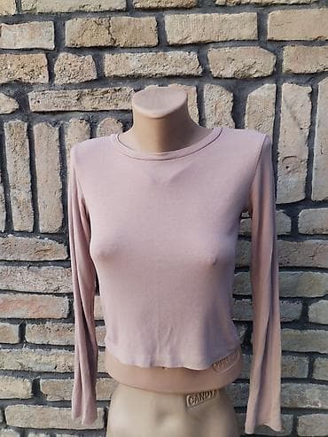 zara cacak srbija: ZARA ženska majica dugih rukava - Model: kratka (crop) majica uz telo — 3