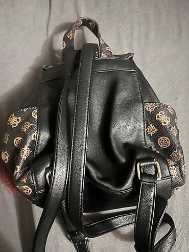 kožne gojzerice: GUESS mini ranac – monogram print - Model: mini ranac sa preklopom i — 6