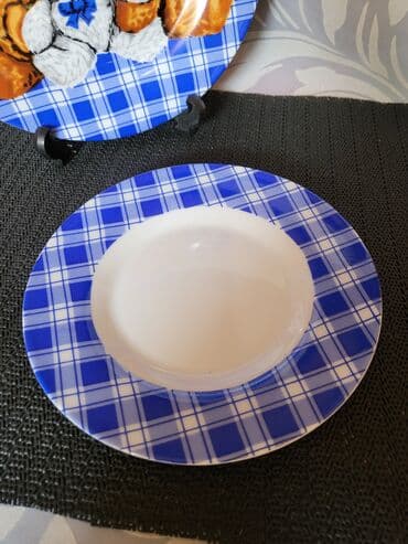 porcelanske solje za caj: Porcelanski nov,vintaz nemacki set za decu. Porcelanski trodelni — 9
