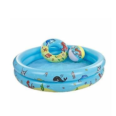 Swim Essentials set bazen, lopta, šlauf - Set za bazen sa loptom i