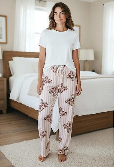 Sweatpants: M, color - Pink — 1