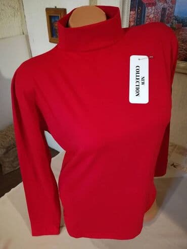 ženske mokasine: 2XL (EU 44), Pamuk, Jednobojni, bоја - Crvena — 4