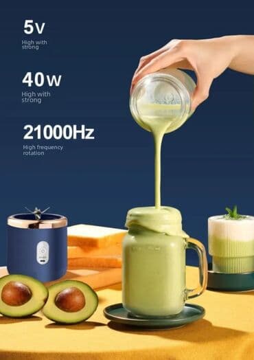 coca cola mini frizider: Blender za sokove prirodnim putem, sa svojom baterijom koja se puni — 3